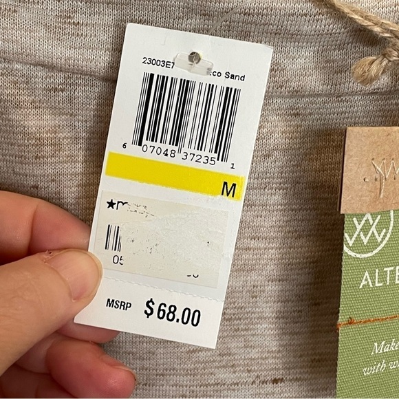 Alternative Earth Hi Low Maxi Skirt in Eco Sand M - Picture 12 of 12